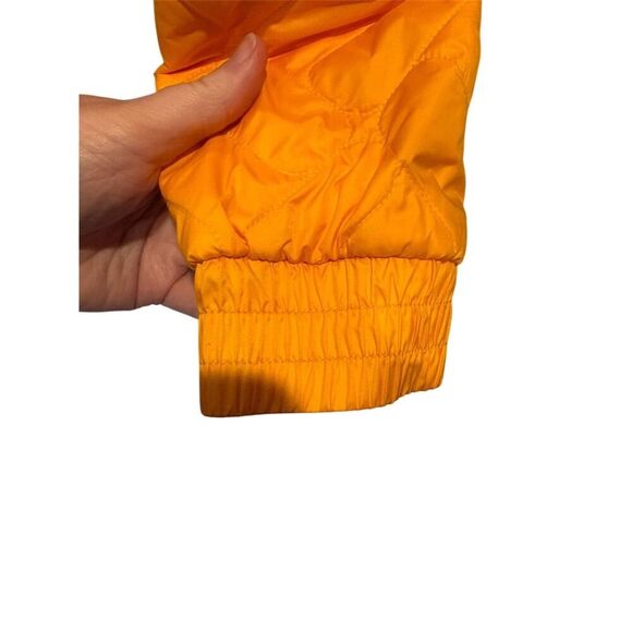 Columbia Women's Insulated Bomber Jacket Yellow Size L Hooded Casual - Picture 10 of 16